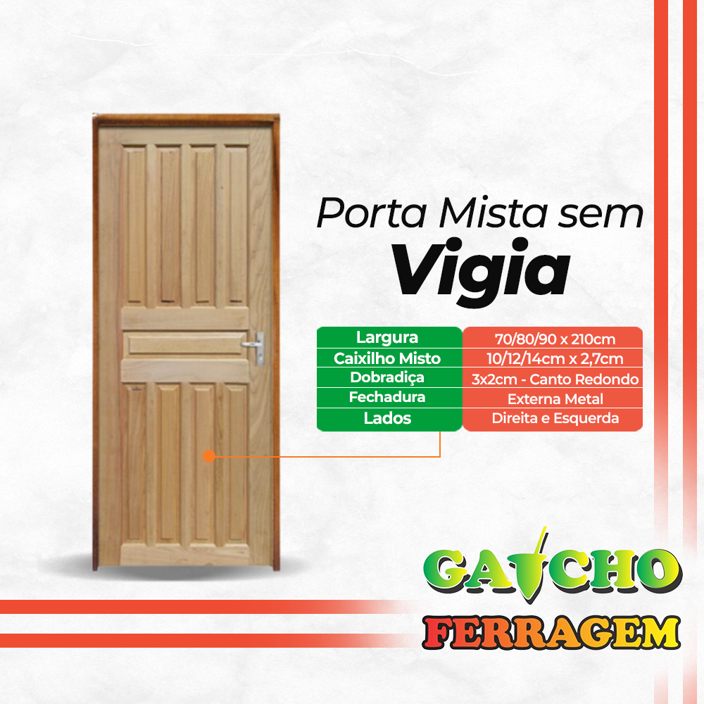Porta Mista sem Vigia
